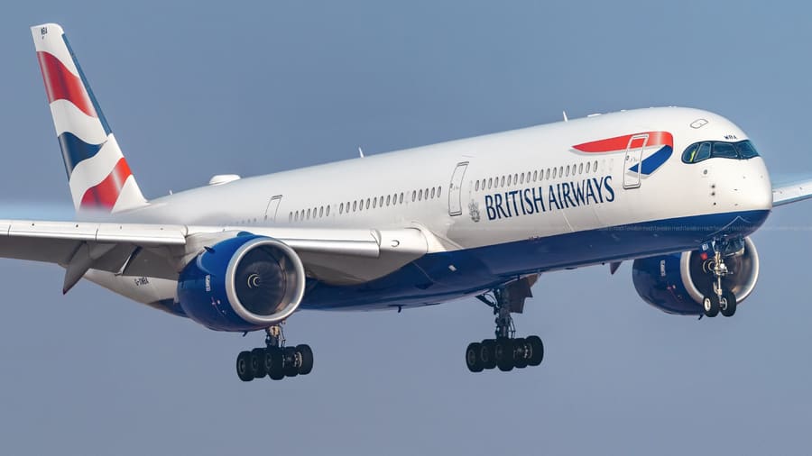 British Airways A350-1000 — On approach, VOBL · Bengaluru — aviation photography by Mach One Aviation