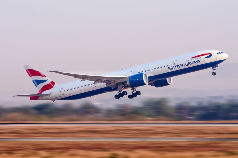 British Airways 777-300ER — First of Type — Type's first flight to Bangalore, VOBL · Bengaluru — aviation photography by Mach One Aviation