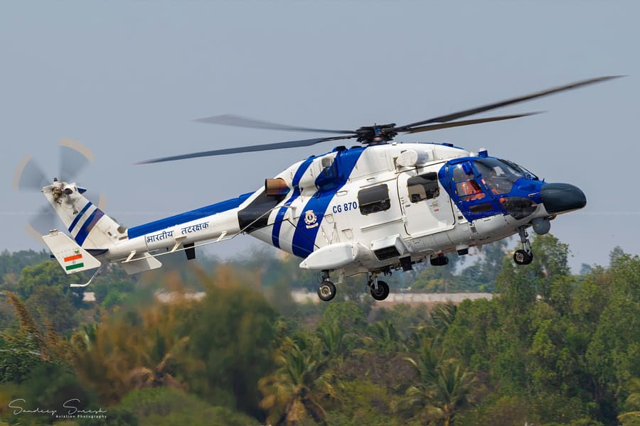 HAL Dhruv ALH — Coast Guard at Aero India, Indian Coast Guard — aviation photography by Mach One Aviation