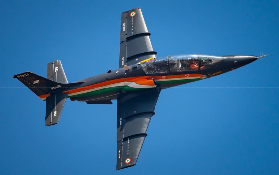 HAL HJT-36 IJT — Aerobatic display, Aero India 2025 — aviation photography by Mach One Aviation
