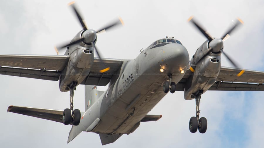 Antonov An-32 — On finals, Indian Air Force — aviation photography by Mach One Aviation