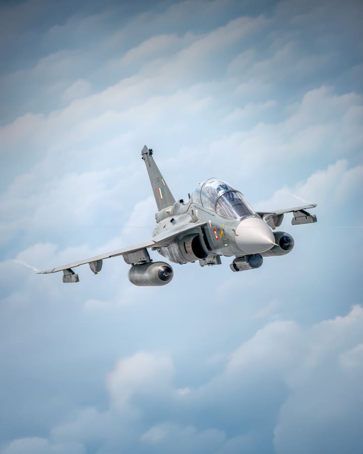 HAL Tejas — Air-to-air, Indian Air Force — aviation photography by Mach One Aviation