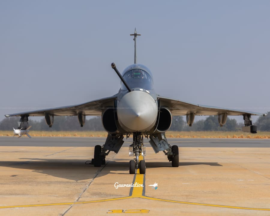HAL Tejas — Head-on — Indian Air Force — aviation photography by Mach One Aviation