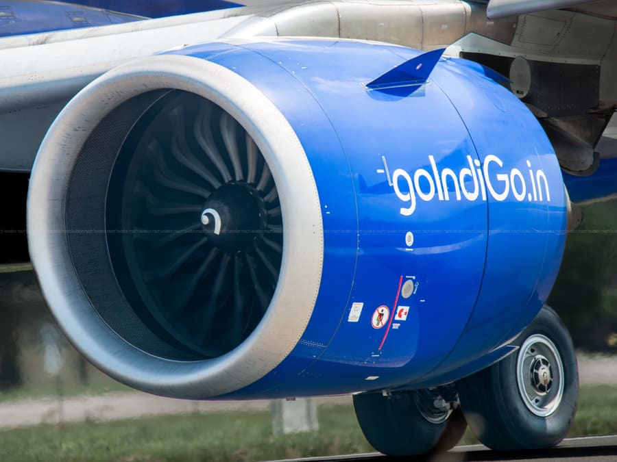 IndiGo A320neo — LEAP-1A — Engine detail, IndiGo — aviation photography by Mach One Aviation