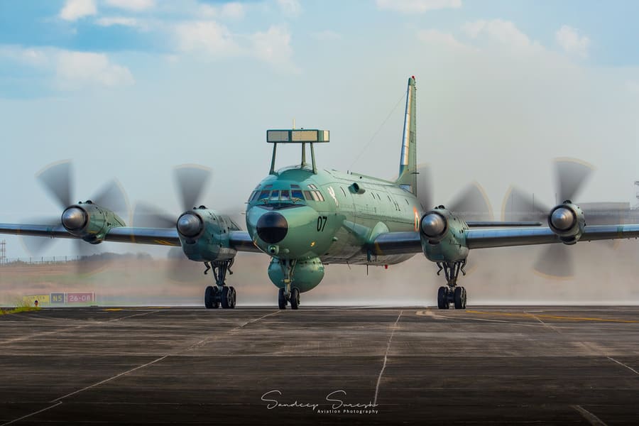 Ilyushin Il-38 — Maritime patrol, Indian Navy — aviation photography by Mach One Aviation