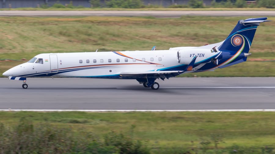 Embraer Legacy 650 · VT-TEN — aviation photography by Mach One Aviation